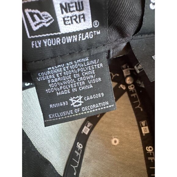 New Era 9Fifty Original Fit Snapback Cap NY Yankees Navy Blue & White Adjustable - Picture 6 of 6